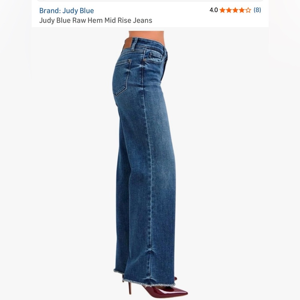 Judy Blue 11/30 straight fit dark wash jeans 👖 - Picture 9 of 9